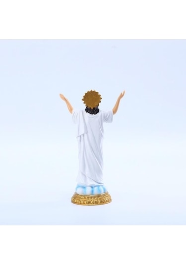 Novahub 8 İnç Alleluia O Yükseldi Reçine İsa Mesih Heykeli, Diriliş Heykelciği, Hristiyan Ev Dekorasyonu, Aziz Heykeli, Dini Sanat 1pcs