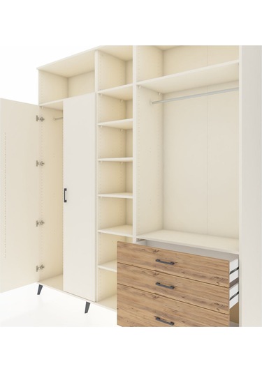 Hyperion Dolap 9 Raflı 3 Çekmeceli 2 Askılı 220x44x243 Aytaşı-aytaşı/çam Aytası/atlas Çam Hyperion Dolap 9 Raflı 3 Çekmeceli 2 Askılı 220x44x243 Aytaşı-aytaşı/çam Aytası/atlas Çam