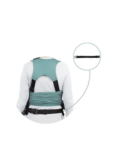 Sevi Bebe Art 571-15 Destekli Giymeli Sling Turkuaz
