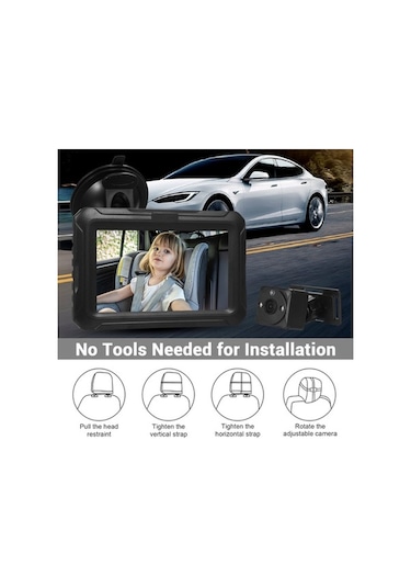 Bosphorusboutique Geeksen Bebek Bebek Aynası,1080p Araba Araba Qe