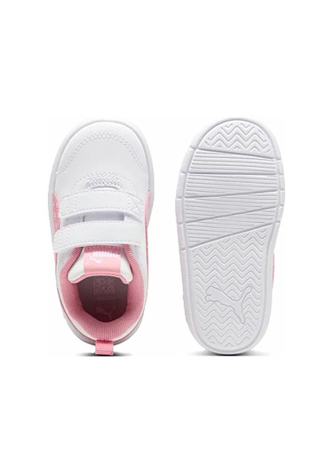 Puma Kız Çocuk Beyaz 05 Courtflex V3 Dotty Inf. Sneaker Beyaz