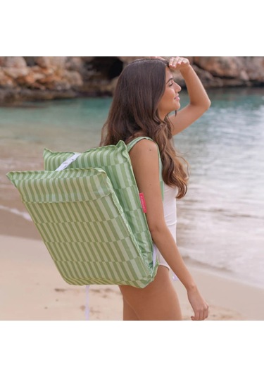 Flamingueo Blake Katlanır 6 Pozisyonlu Plaj Koltuğu Yeşil Yeşil