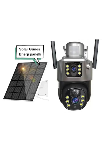 Rose Ahd-30205 Solar Güneş Enerjili 4g Sim Kartlı Kamera