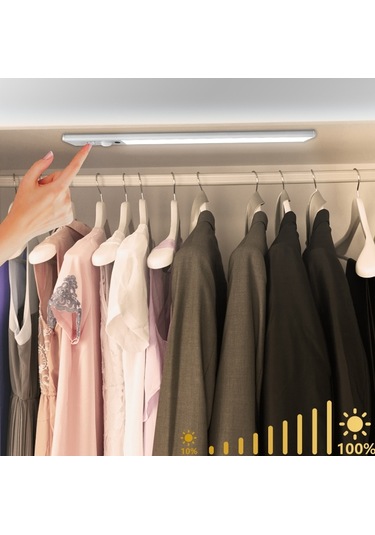 Üç Renkli Kısma Ve İnsan Algılama Işığına Sahip Beyaz 30 Cm Led Lamba - Perfet Diğer