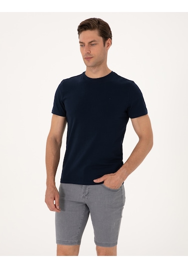 Pierre Cardin Erkek Lacivert Tişört 50312299-vr033