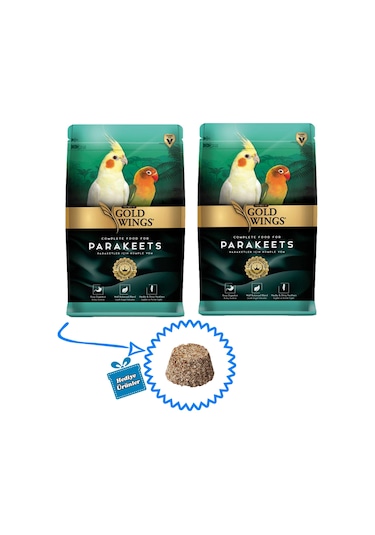 Gold Wings Paraket Sultan Cennet Papağanı Yemi 2 KG