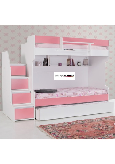 Setaymobilya Ranza, Merdiven Şifoyerli Ranza, 3 Lü Ranza, Cesur Beyaz Ranza.