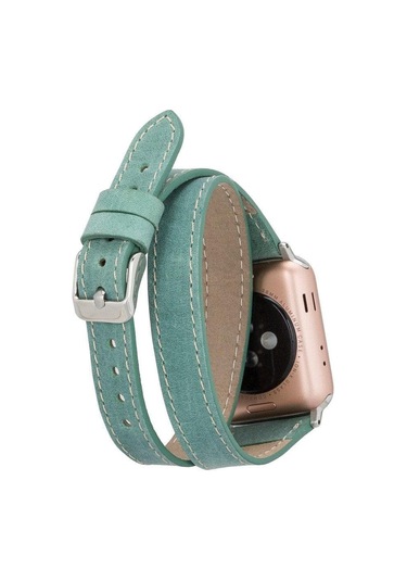 İnce Çift Tur Apple Watch Deri Kordon
