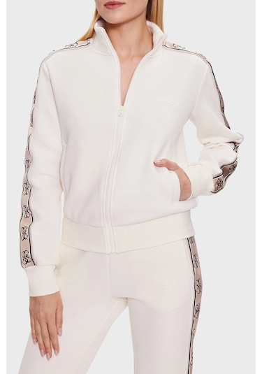 Guess Kadın Sweatshirt V2yq16kb3p2 G6k5 Ekru