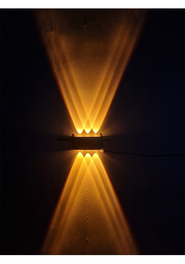 Cata Ct-8011 Haiti 10w Amber Işıklı Led Aplik Siyah