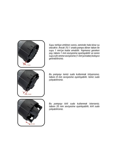 Raınpump Cd900p 3n1 Drenaj/dalgıç Pompa