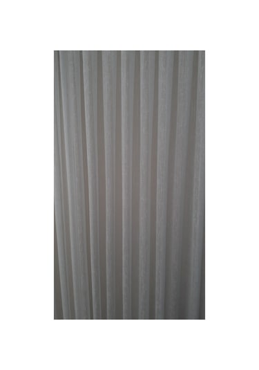 Keten Etekleri Kurşunlu 1-2,5 Normal Pileli 225 X 250 Cm Tül Perde Kırık Beyaz