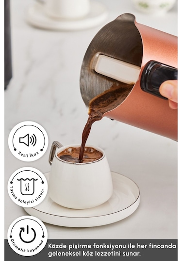 Karaca Hatır Köz Sütlü Türk Kahve Makinesi