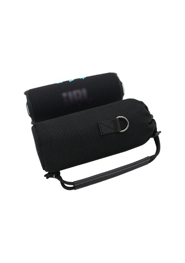 Jbl Flıp 7 İçin Taşınabilir Hoparlör Çantası Flıp 7 Gen Ses Geçirgen Çanta Açık Black With Strap