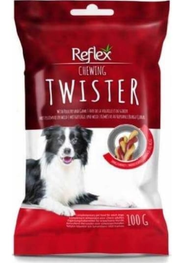 Reflex Chewing Twister Burgu Köpek Ödülü 100 G