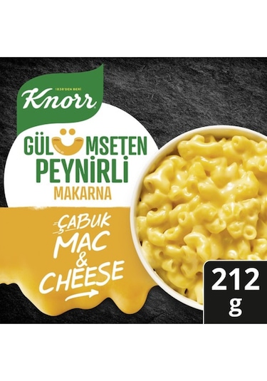 Çabuk Mac And Cheese Peynirli Makarna 212 Gr