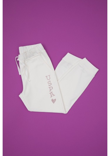 U.s. Polo Assn. Kız Çocuk Eşofman Altı 50317895-vr256 İnci