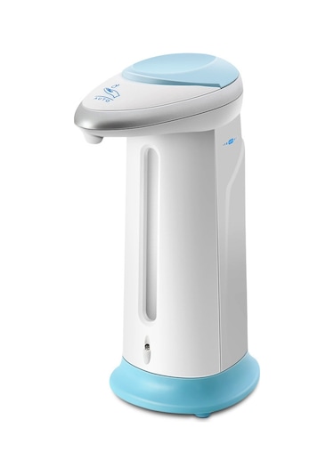 Kangvka Otomatik Sensörlü Sabun Dağıtıcı 400ml - Elle Dokunmadan El Yıkama Jeli, Banyo/mutfak Uygun, Beyaz Abs Malzeme Pil Dahil Değil Diğer