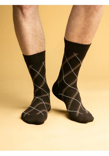 Nosko Yüksek Çoraplar 5 Çift 124969868 Kahverengi