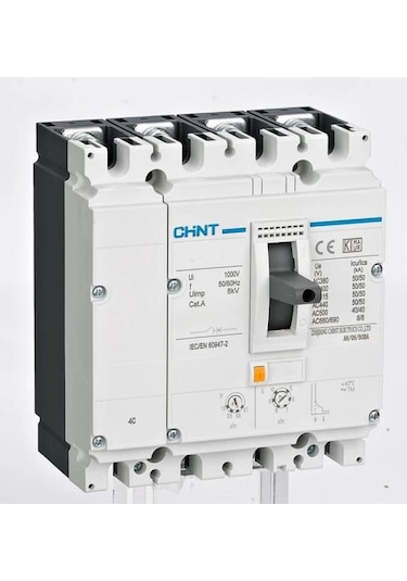 Chint - Nm8-125s/125/4 125a Ayarsalı Kompakt Şalter 271610