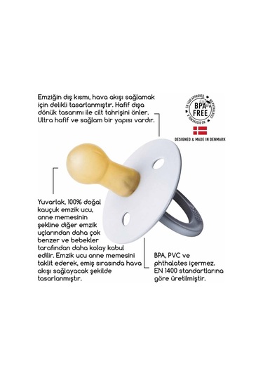 Bibs Colour Emzik Petrol No:1 0-6 Ay Mor