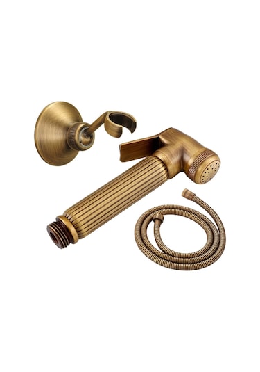 Sones Çok İşlevli Kadın Çamaşır Makineleri Su Durdurmalı Kadın Yıkama Nozulu, Stil: Antika + Hortum + Braket Çok Renkli