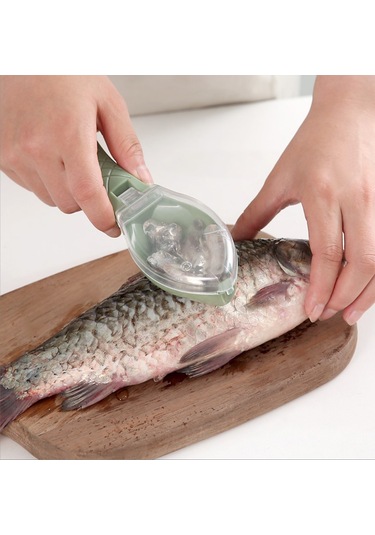 Jian Fan Kazıma Balık Pulu Artefaktı Mavi Mavi