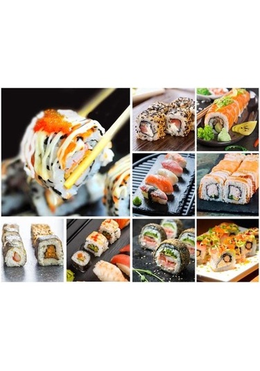 Yeşil Profesyonel Sınıf Silikon Hatta Suşi Ruloları Oluşturun Dıy Gıda Haddeleme Pirinç Haddeleme Makinesi Kek