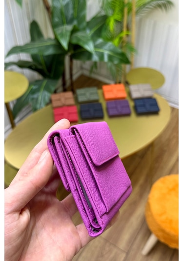 Lily Fuşya Hakiki Deri Kadın Cüzdan Kibar Şık Ve Kullanışlı Pembe