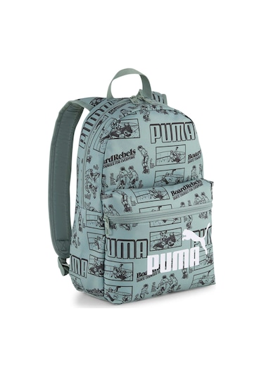 091324-01 Puma Phase Aop S Bp Çocuk Sırt Çantası Yeşil 091324-01 Yeşil
