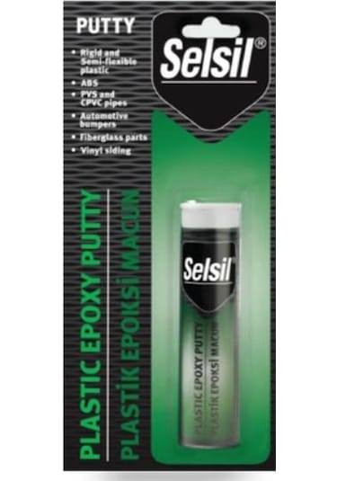 Selsil Plastik Putty Epoksi Macun Yapıştırıcı 57  Gr