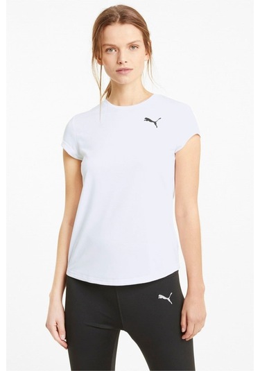 Puma Active Tee Kadın Beyaz Spor T-shirt 586857 02