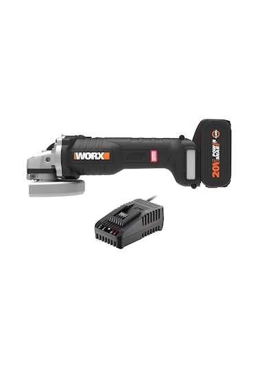 Worx WX812.9C 20 V 2.0 Ah 125 MM Kömürsüz Profesyonel Tek Akülü Şarjlı Avuç Taşlama