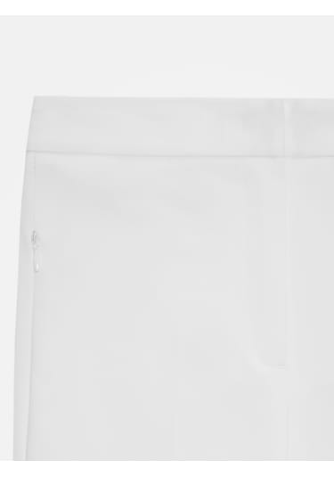 Dilvin 72642 Mini İspanyol Paça Pantolon-beyaz Beyaz