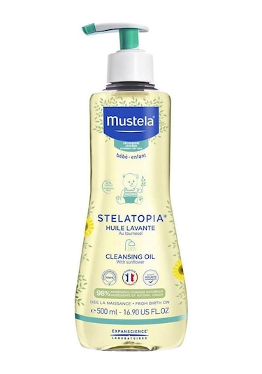 Mustela Stelatopia Temizleme Yağı 500 Ml