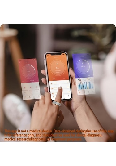Geeroyoo Akıllı Yüzük Kalp Atımı/oksijen Uyku Sağlığı İzleyici Fotoğraf Çekme Spor Adım Sayacı Su Geçirmez Yüzebilir Sr01 7 Numara 7
