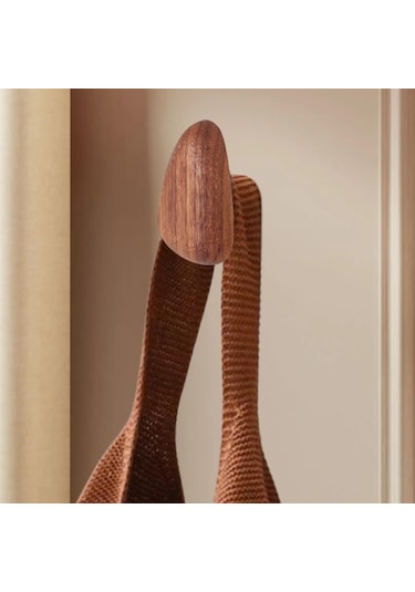 Suntek Yurt Yatak Odası Ev Için Ahşap Duvar Kanca Minimalist Üçgen