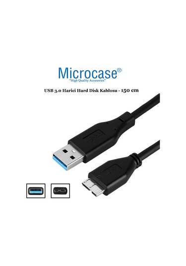 Microcase Usb 3.0 Harici Hdd Hard Disk Kablosu 150 Cm Syh Al2614