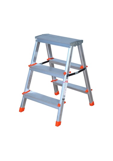 Kanat Alüminyum Çift Çıkışlı Katlanabilir Merdiven