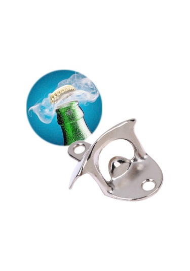 2 Adet Vintage Şişe Açıcı Duvara Monte Şarap Birası Açıcı Gümüş Diğer