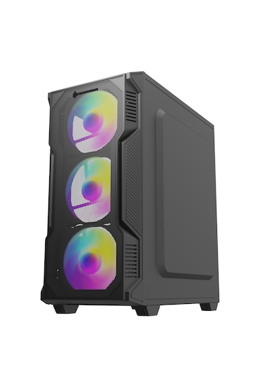 Game İn Game Speed 4x12cm Argb Fan Mesh Panel Temper M.atx Kasa