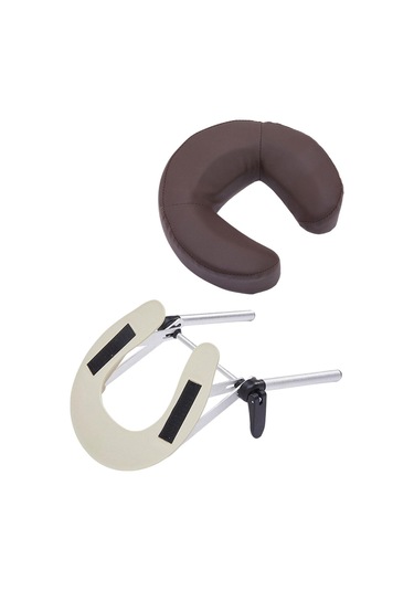 Suntek U Şeklinde Yastıklı Pu Deri Hafif Minderli Masaj Kahve