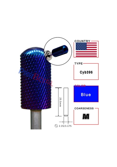 Rolinstar 6.6 Gümüş Büyük Namlu Yuvarlak Pürüzsüz Üst Tırnak Matkap Uçları Freze Kesici Manikür Pedikür Dosyalama Bej Kahverengi