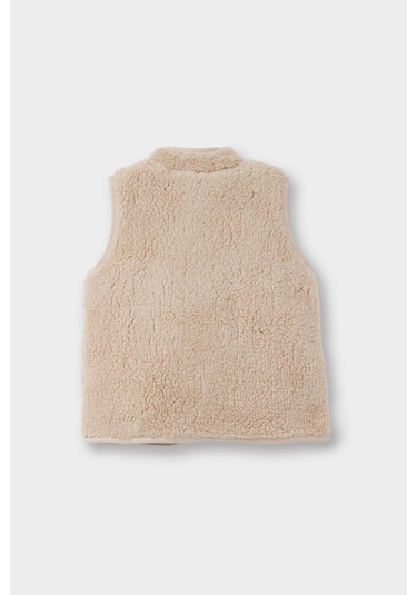 Defacto Erkek Bebek Fermuarlı Pelüş Yelek G1129a525wnbg286 Bej-bg286