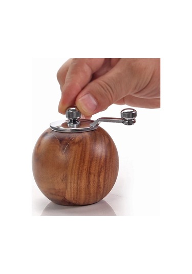 Jialan El Krank Ahşap Tuz Biber Değirmeni Seramik Çekirdek Ahşap