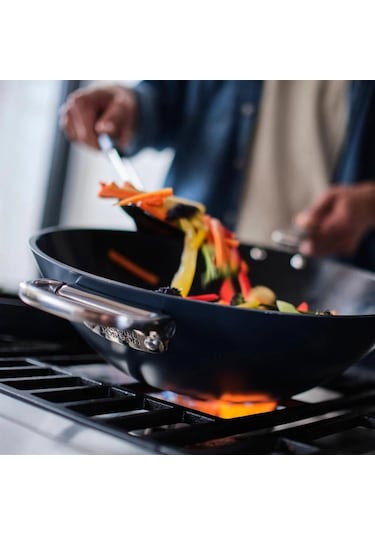 Joseph Joseph 45048 Space 32 Cm Wok Tava Lacivert