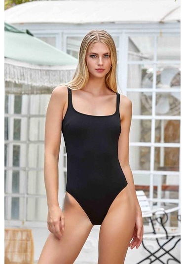 Lapieno 3832 Kadın Kalın Askı Mayo 001