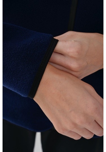 Exuma Kadın Tam Fermuarlı Polar 2322003 - Lacivert