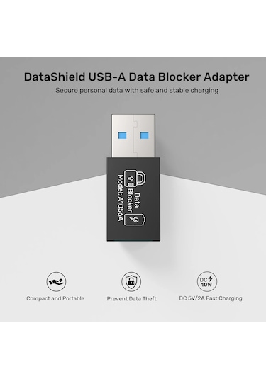 Unitek Datashield Usb-a Veri Engelleyici Adaptör A1056abk01 Ttkunı0028