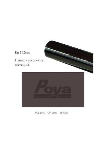 Siyah Cam Filmi 152Cm X 10M - Black %25